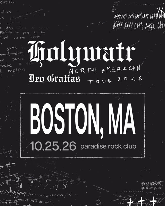 Boston - Paradise Rock Club | Attend service October 25
