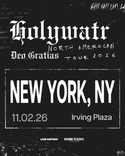 Holywatr - Deo Gratias Tour 2026