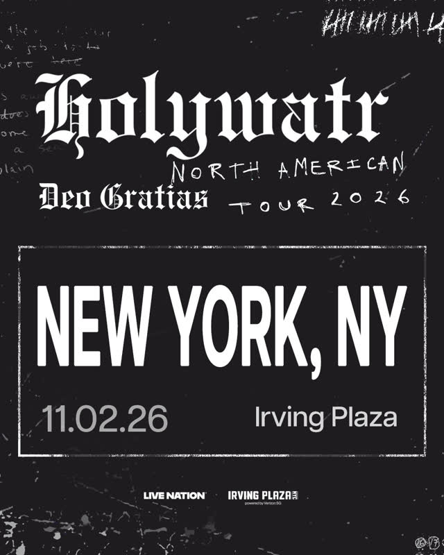 Holywatr - Deo Gratias Tour 2026