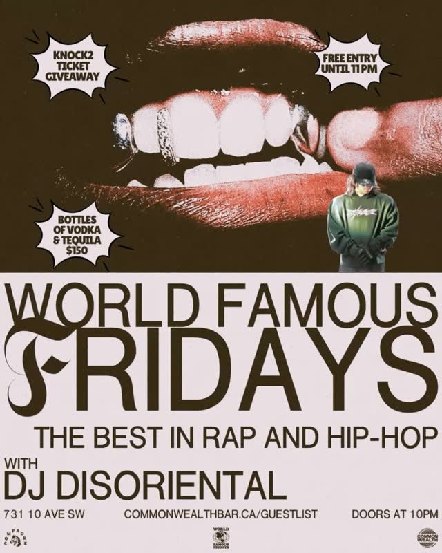 World Famous Fridays at Knock2 Music