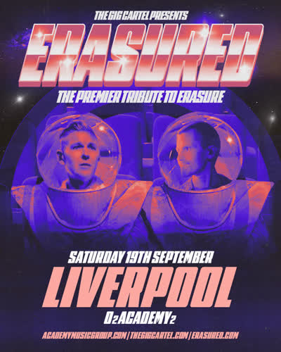 Erasured recreate the timeless magic of Erasure’s synth-pop sound