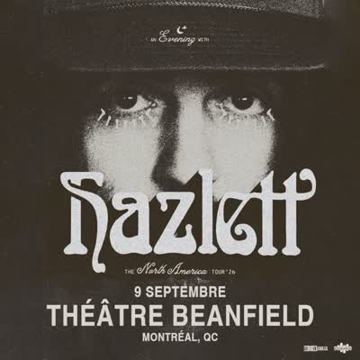 Hazlett sera en spectacle au Théâtre Beanfield