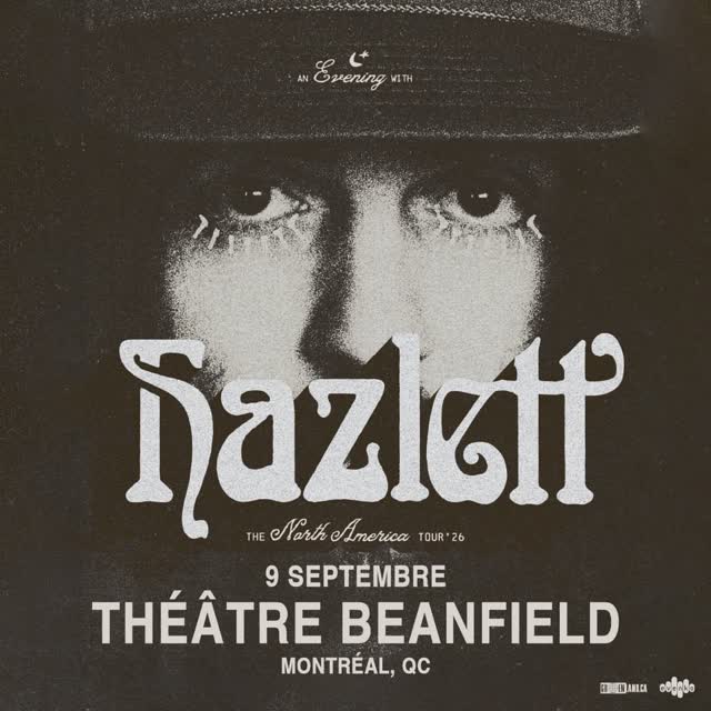 Hazlett sera en spectacle au Théâtre Beanfield