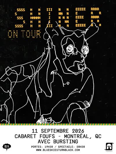 Shiner and Bursting live in concert at Cabaret Foufs