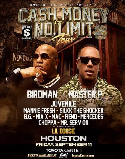 CASH MONEY & NO LIMIT Tour