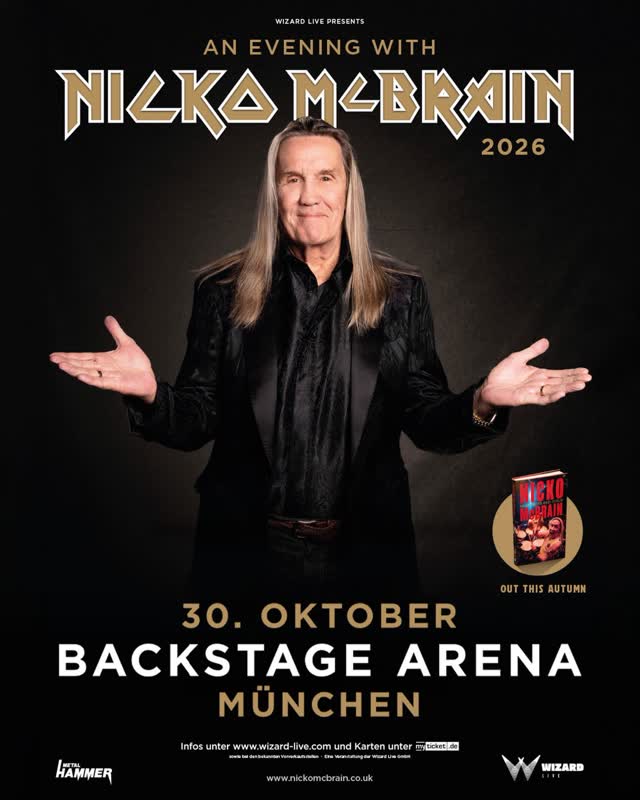 An Evening With Nicko McBrain 2026