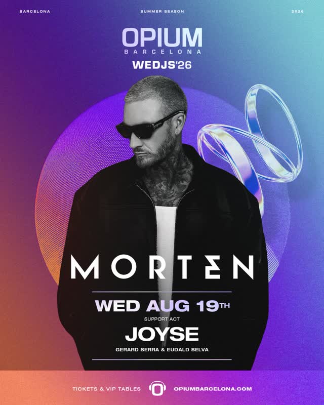 WEDJS welcomes MORTEN to Opium