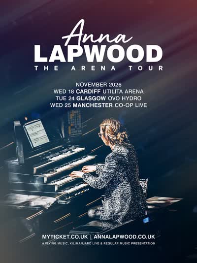 Anna Lapwood is coming to the OVO Hydro