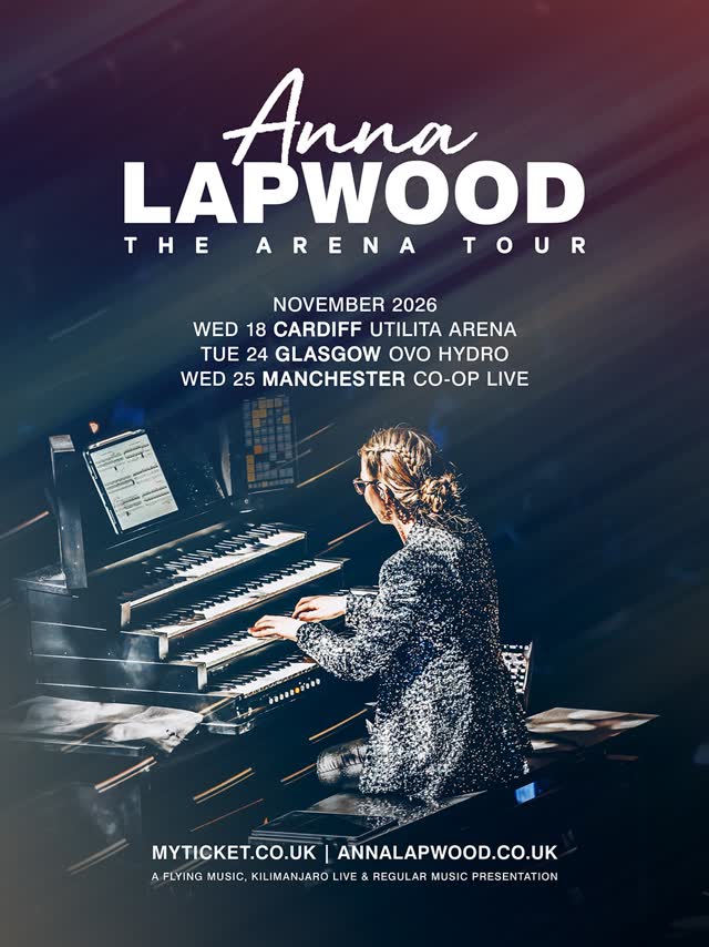 Anna Lapwood is coming to the OVO Hydro